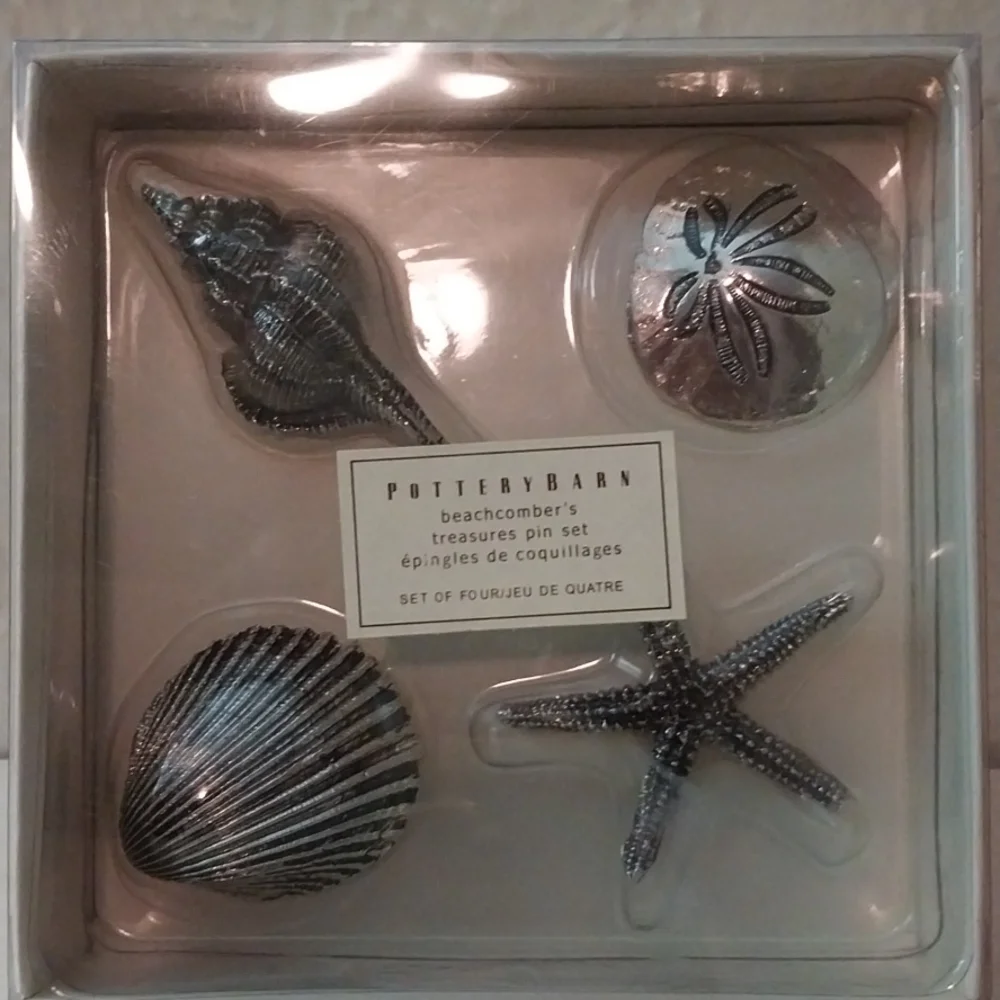 Pottery Barn NWT Pin Set